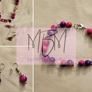 Handmade Bracelet and Earrings set